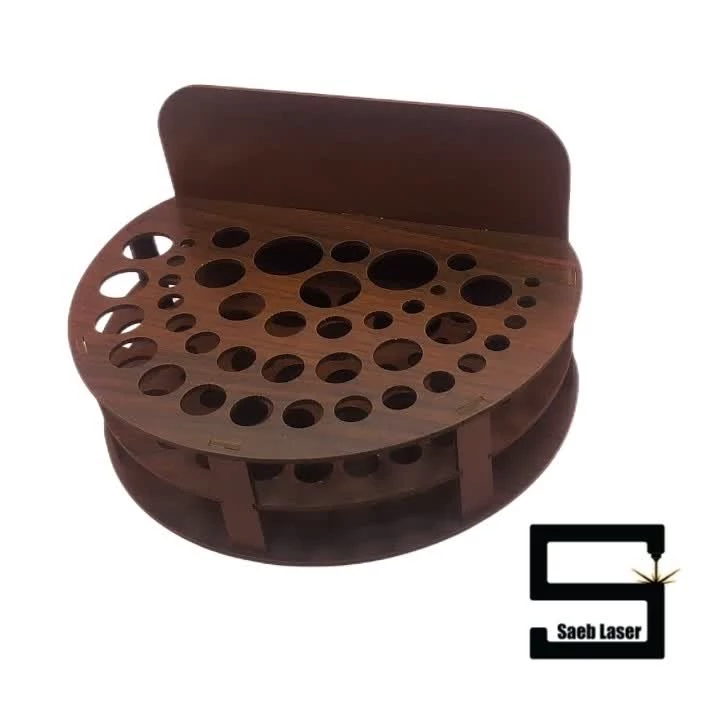 استند لوازم آرایشی چوبی